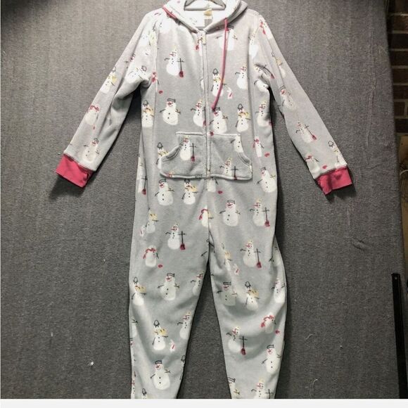 Munki Munki Snowman Fleece Onesie! - Picture 6 of 8